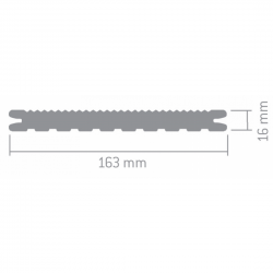 Терасна дошка EasyDeck TREND 163х16х3000-4000 мм