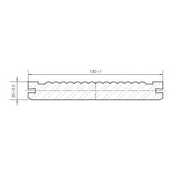 Терасна дошка Polymer & Wood MASSIVE 150х25х2200
