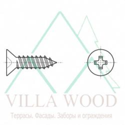 Саморіз потай нержавіюча сталь 3,5х19 (для терасної дошки)